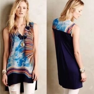 Anthropologie Tiny Shoreline V-neck Tunic